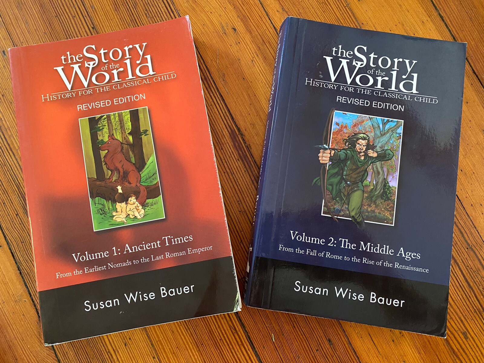 Lot Of 2 Story of the World Series Vol #1 & 2Revised