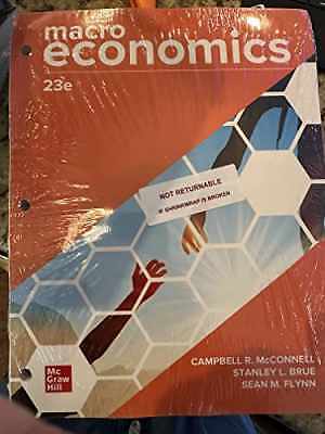 Loose Leaf for Macroeconomics – Paperback, by McConnell Campbell R.; Brue – Good