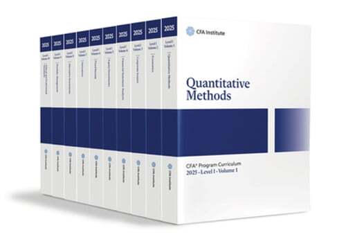 2025 Cfa Program Curriculum Level I Box Set by Cfa Institute: New