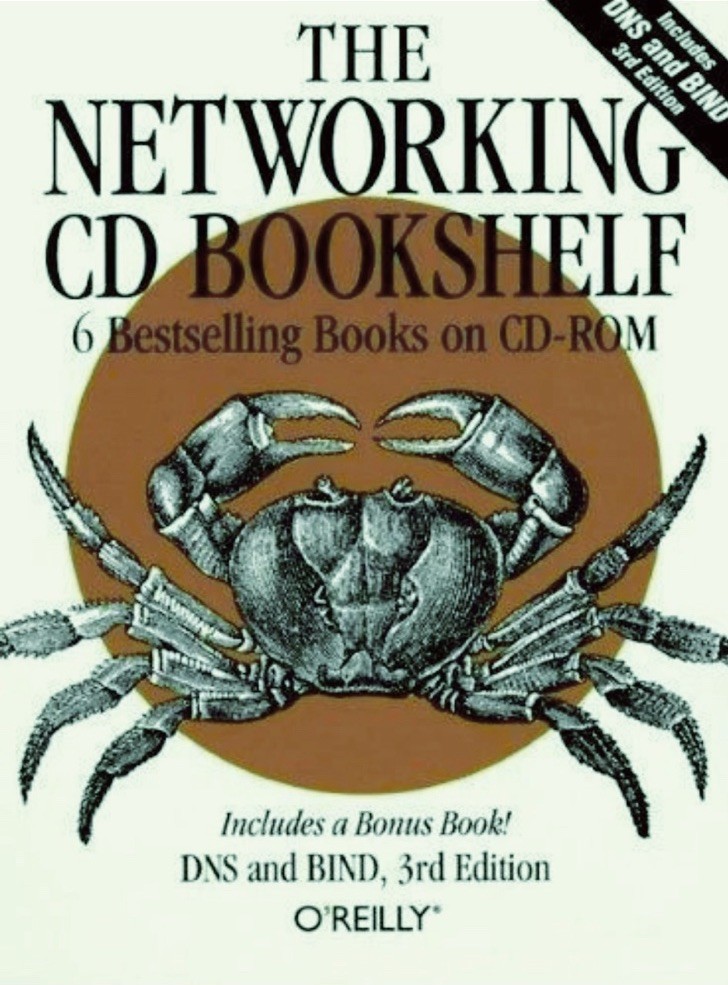Vtg O&rsquo;Reilly The Networking CD Bookshelf V1.0 SEALED CD + DNS & BIND 3rd Ed Book