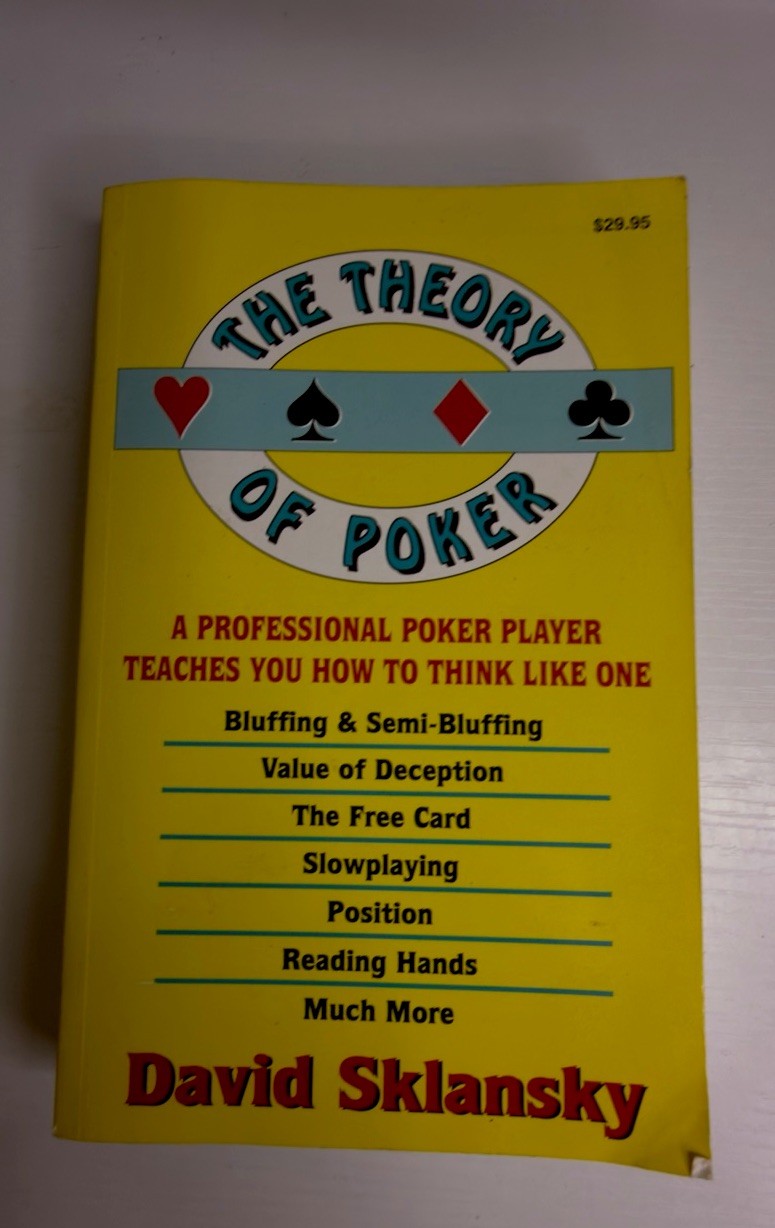 Theory of Poker : Self-Help Book Poker Skills Texas Hold’em David Sklansky