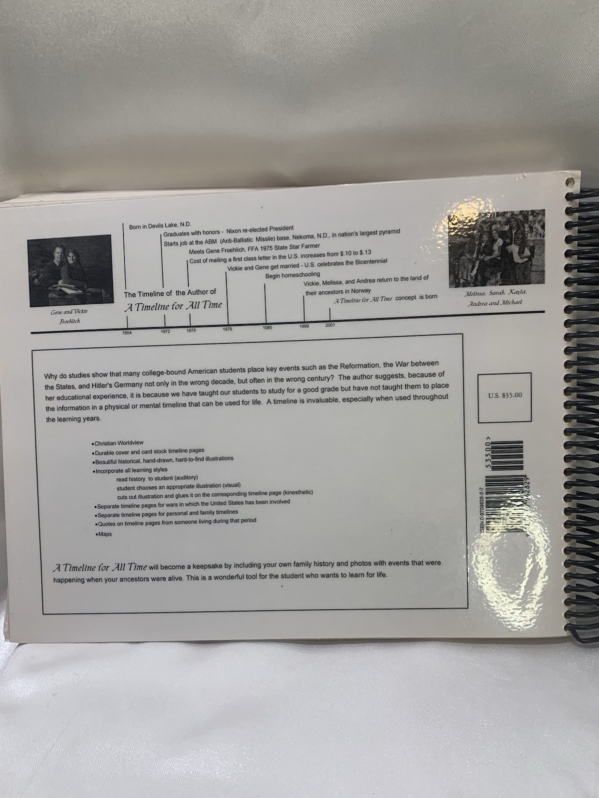 A Timeline for All Time: Timeline Workbook With Historical Illustrations History