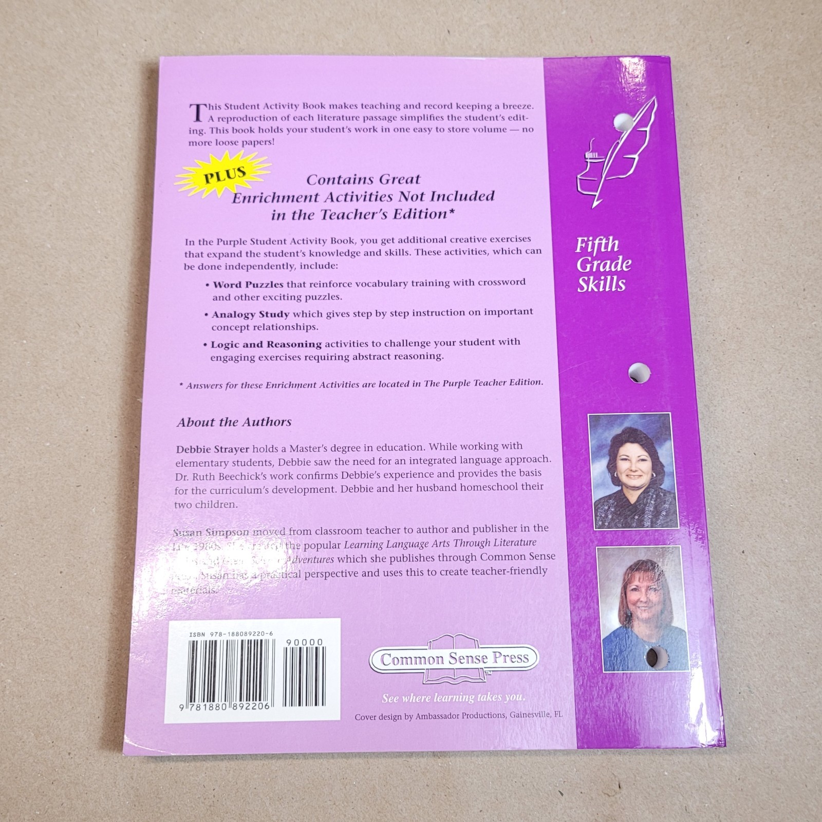 Student Activity Book – The Purple Book (Learning Language Arts Through Literatu