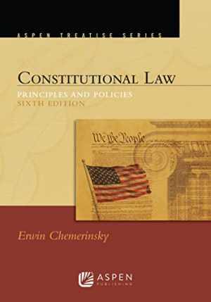 Constitutional Law: Principles and – Paperback, by Erwin Chemerinsky – Good
