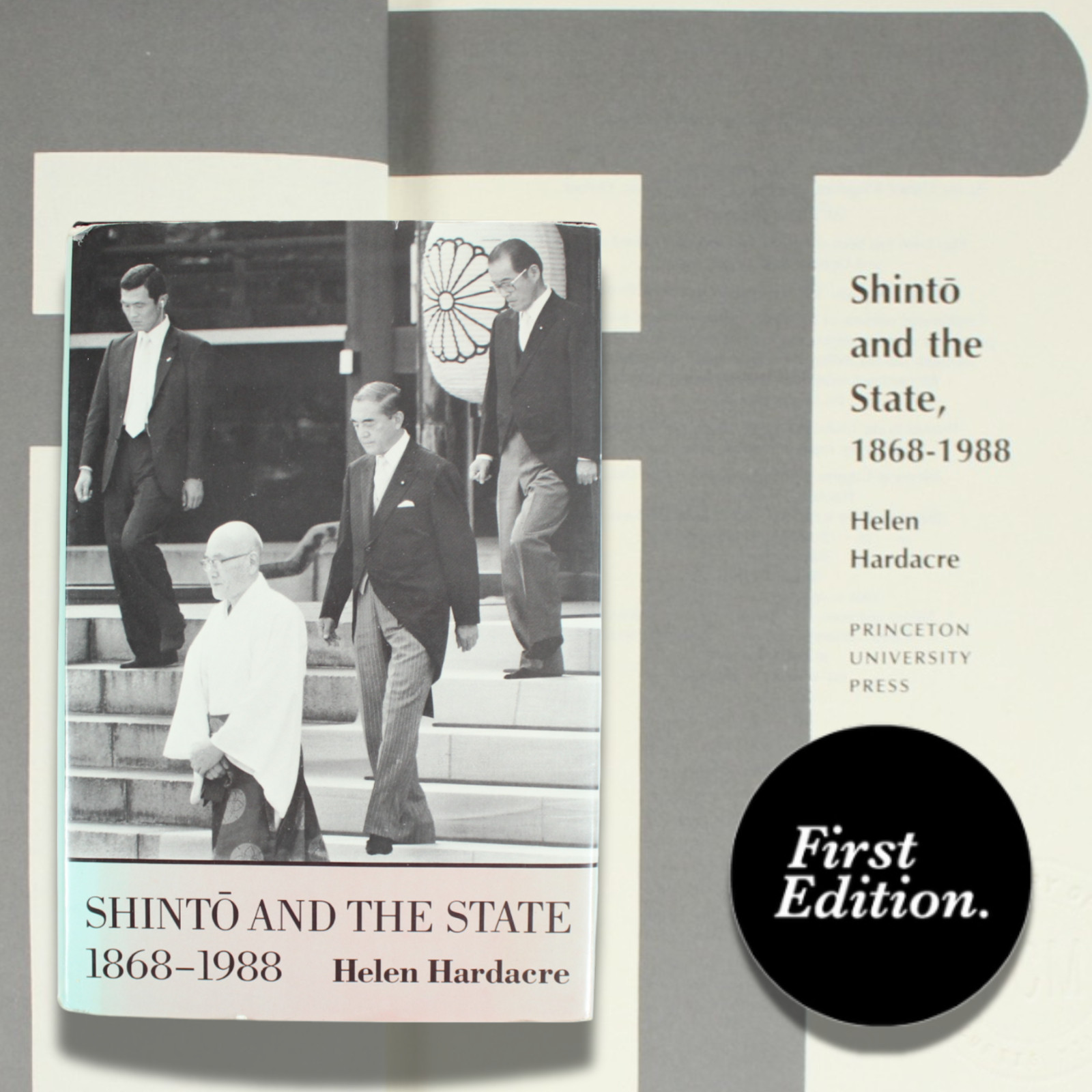 Japanese Shinto State Religion Meiji Restoration First Edition Japan History HC