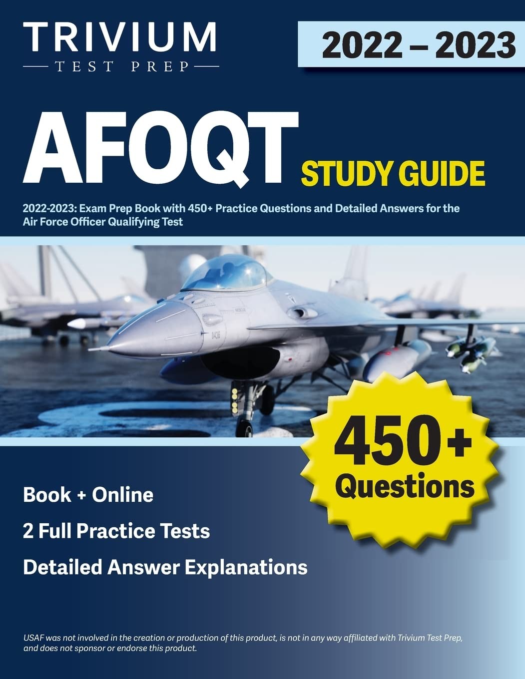 AFOQT Study Guide 2022-2023: Exam Prep Book with 450+ Practice Questions and…
