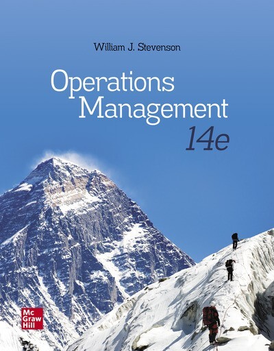 Operations Management by William J. Stevenson (2020, Loose-leaf)