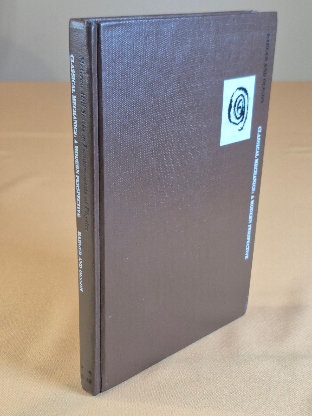 Classical Mechanics: A Modern Perspective, Barger & Olsson McGraw-Hill Hardcover