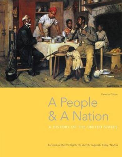 A People and a Nation: A History of the United States – Hardcover – VERY GOOD
