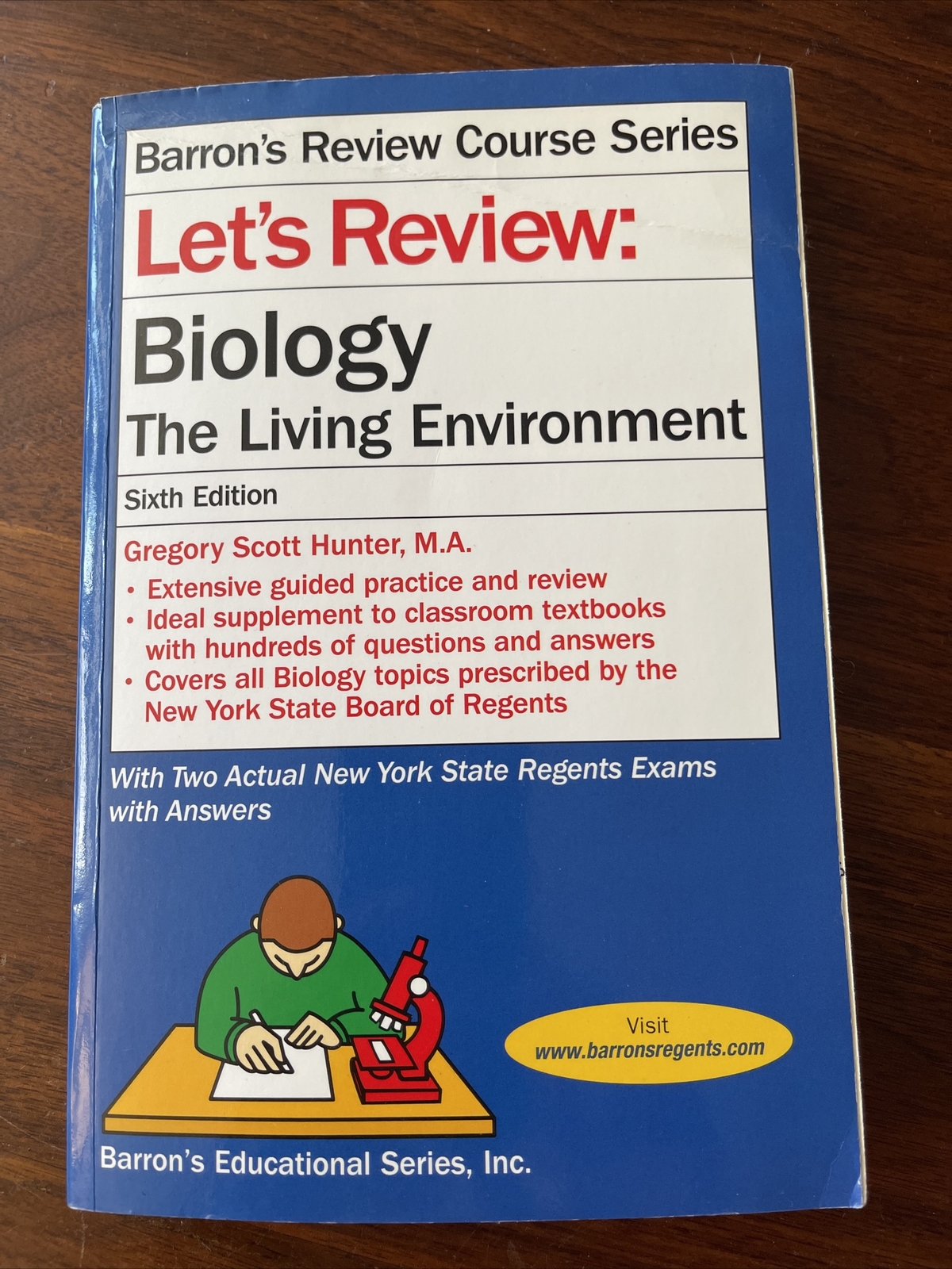 Barron&rsquo;s Regents NY Ser.: Let&rsquo;s Review Biology by Gregory Scott Hunter (2013,…