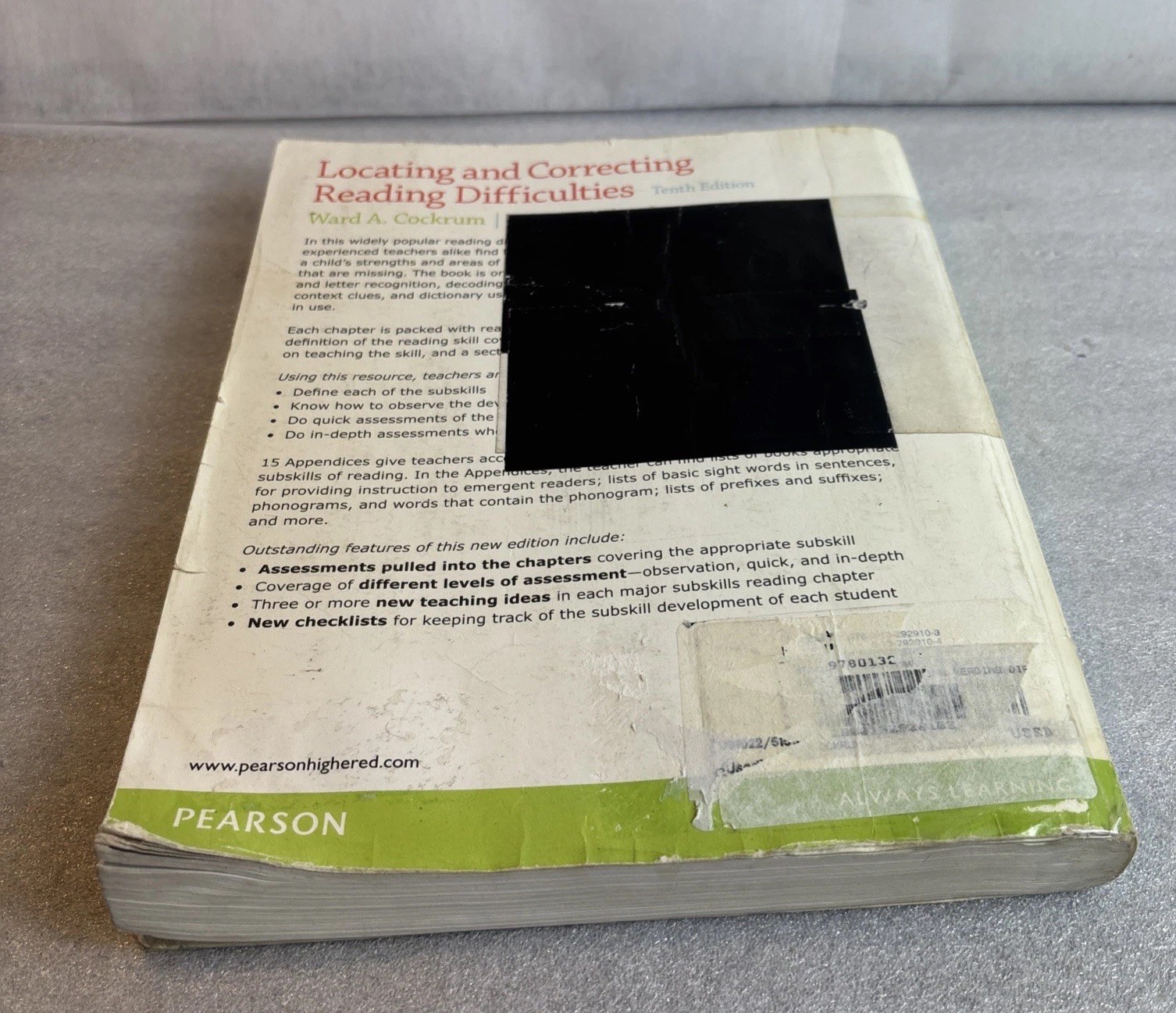 Locating and Correcting Reading Difficulties (10th Edition) – Paperback