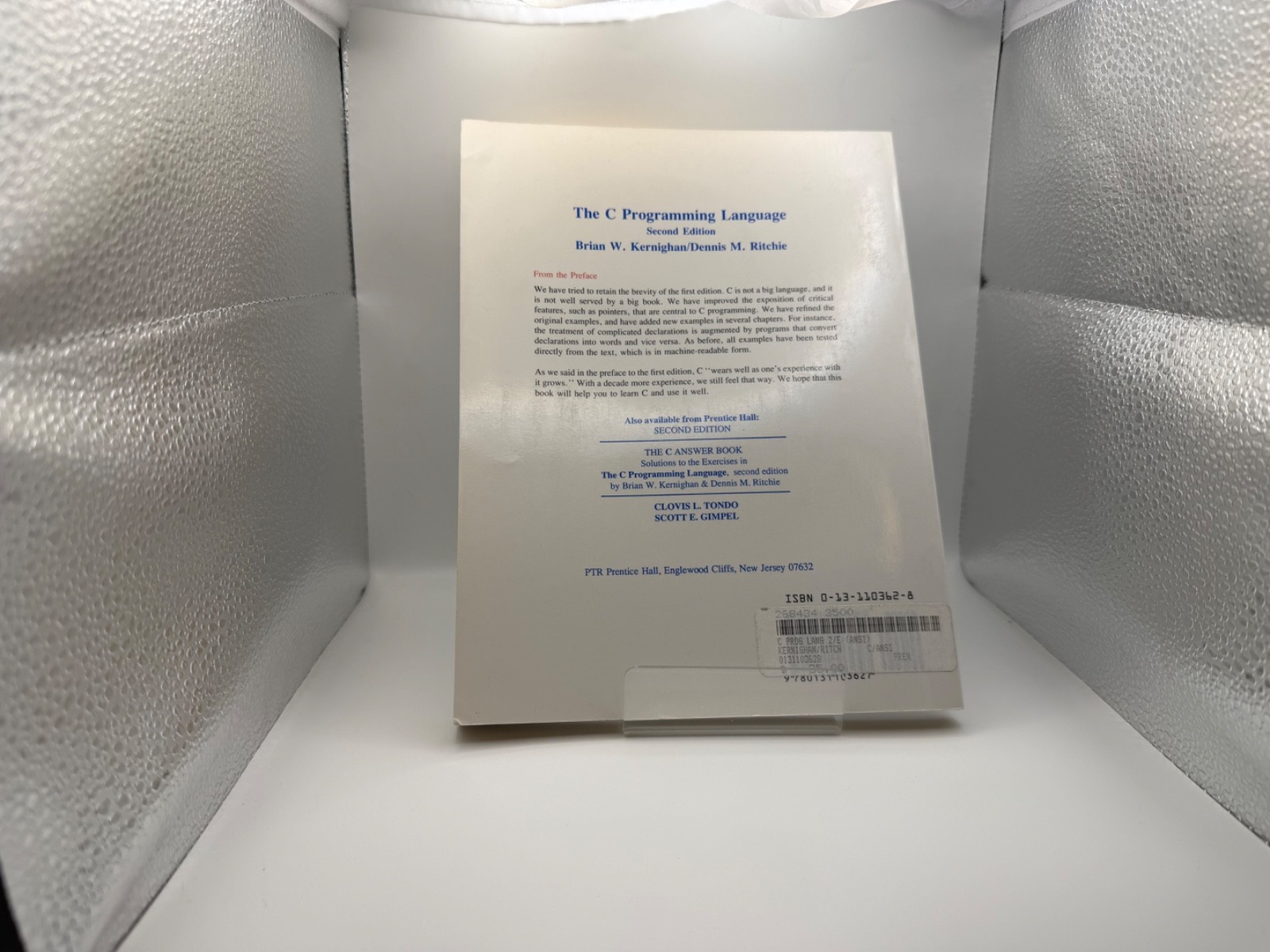 The C Programming Language by Brian Kernighan Second Edition