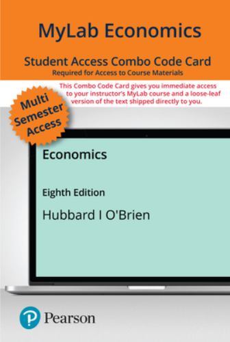 Mylab Economics with Pearson Etext — Combo Access Card — for Economics by…