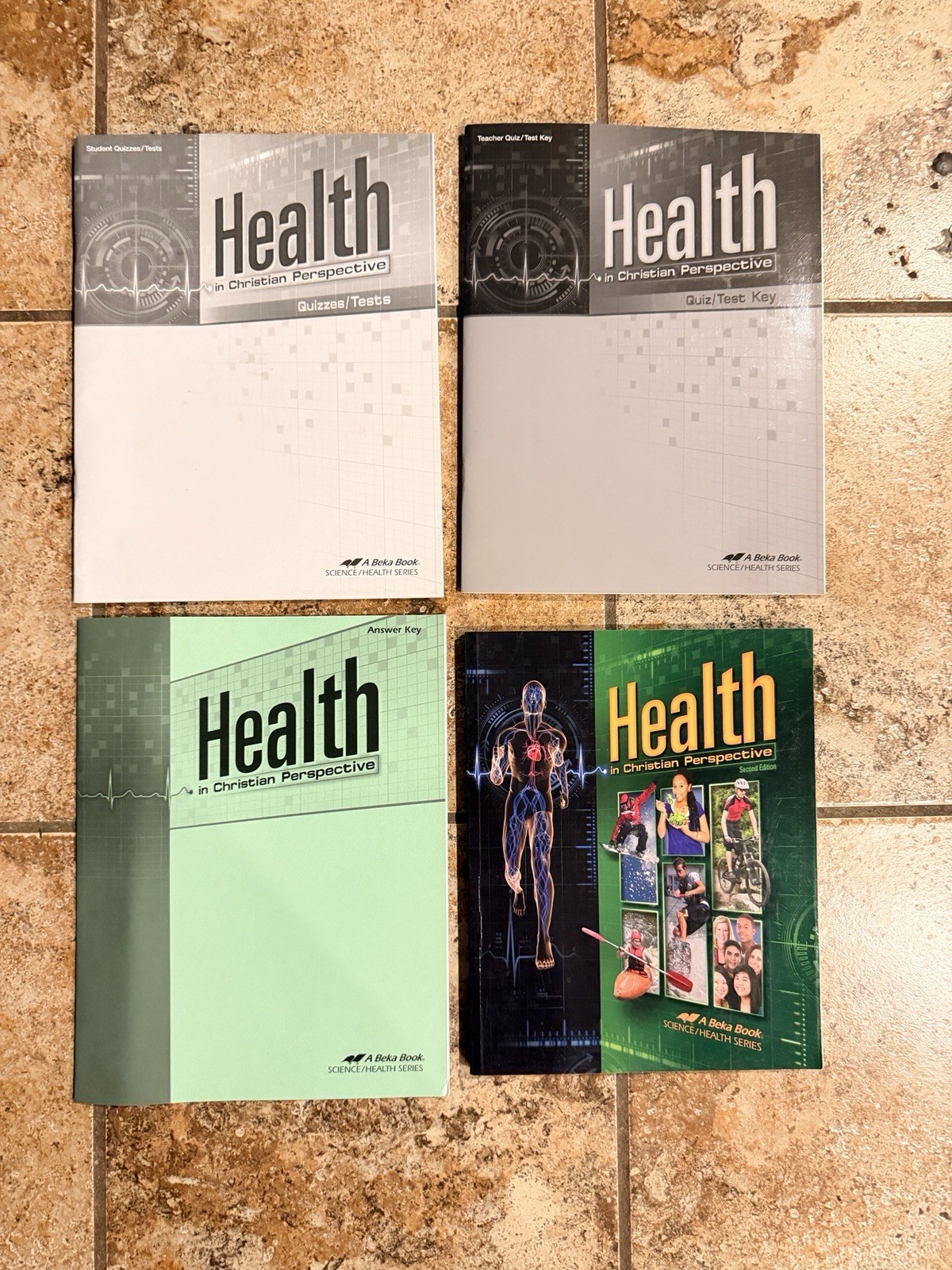 A Beka Book Health in Christian Perspective 2nd Ed Quiz/Test Answers Textbook