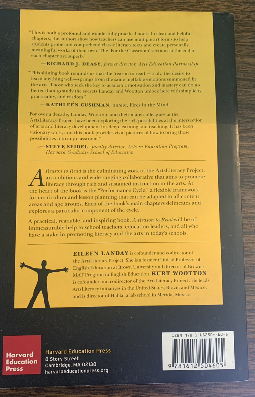 #482 A Reason to Read : Linking Literacy and the Artsby Eileen Landay