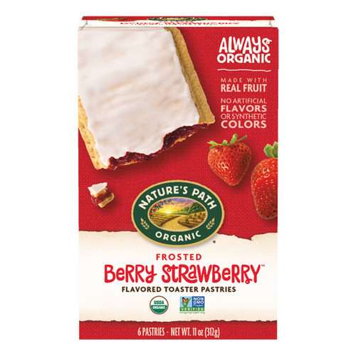Organic Frosted Berry Strawberry 11 Oz(Case Of 12) By Natures Path