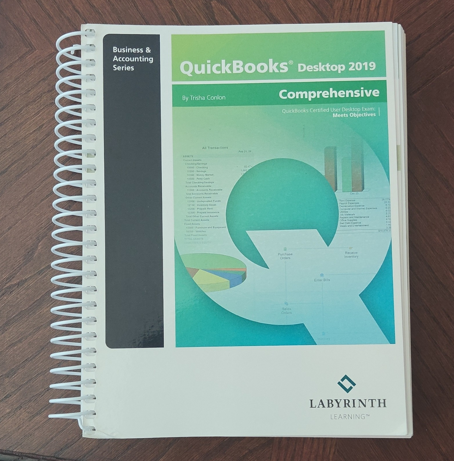 Labyrinth Learning QuickBooks Desktop 2019 Comprehensive Spiral ISBN 9781640610…