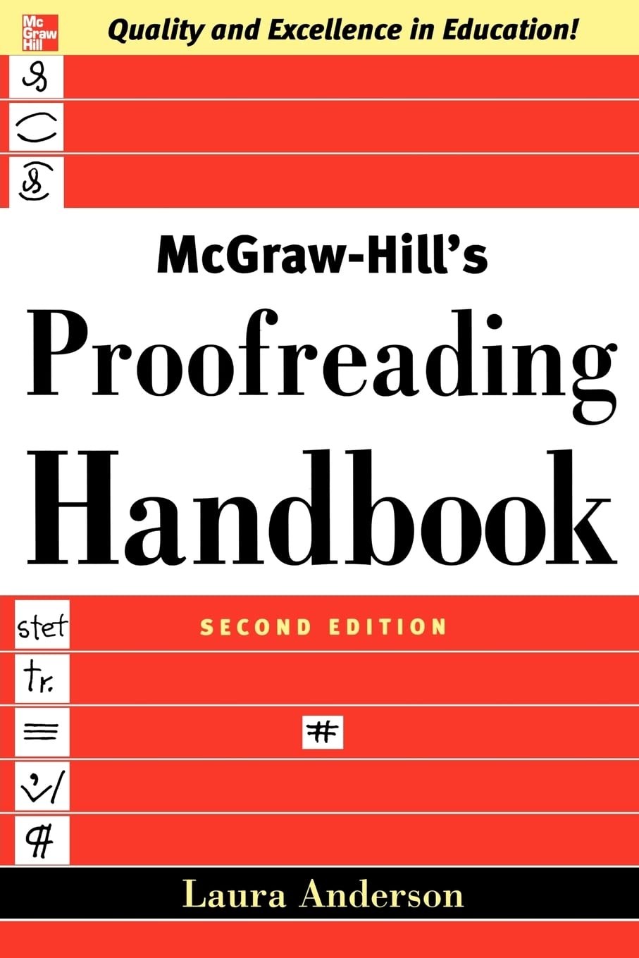 McGraw-Hill&rsquo;s Proofreading Handbook – paperback Anderson, Laura Killen
