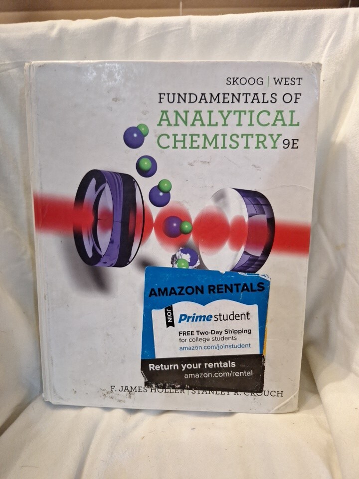 Fundamentals of Analytical Chemistry Hardcover