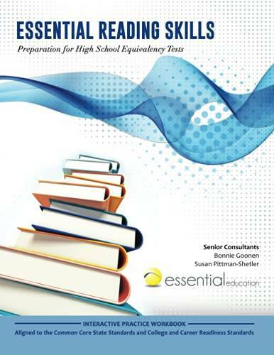 Essential Reading Skills, Preparation for High School Equivalency Tests – GOOD