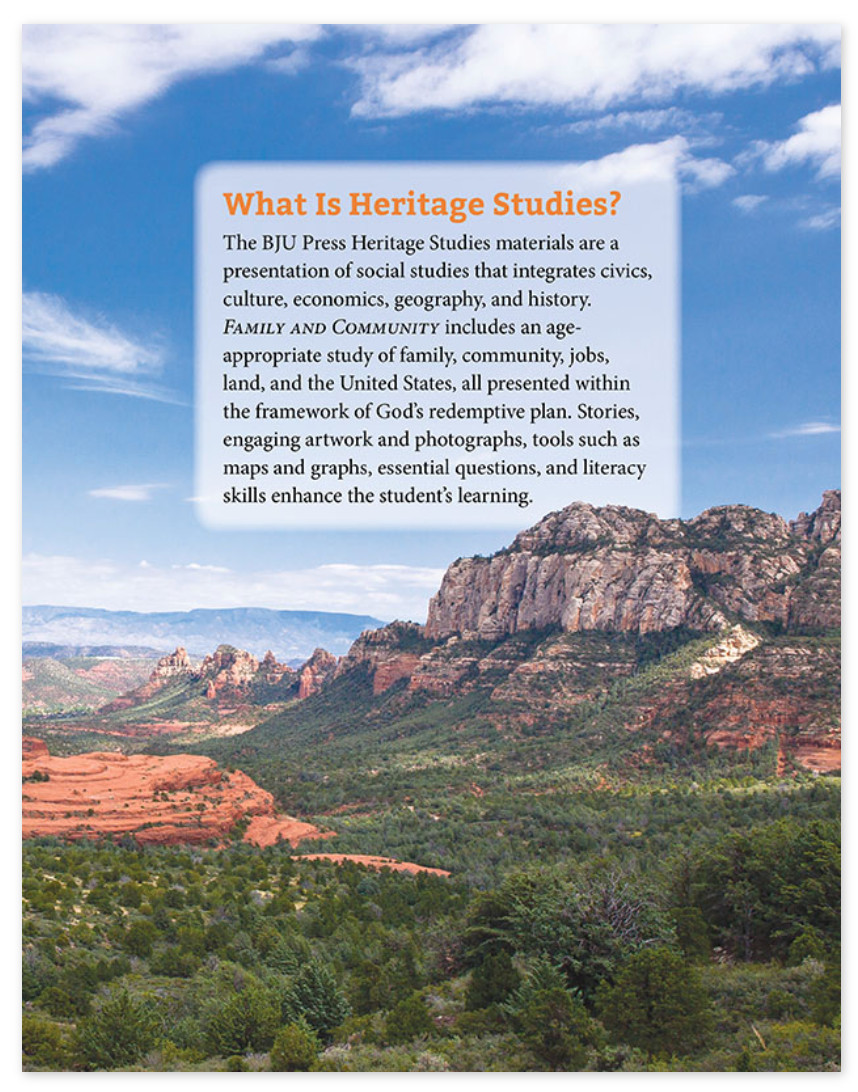 2 BOOKS BJU 1st grade HERITAGE STUDIES 1 STUDENT TEXT & ACTIVITIES 4thEd HISTORY