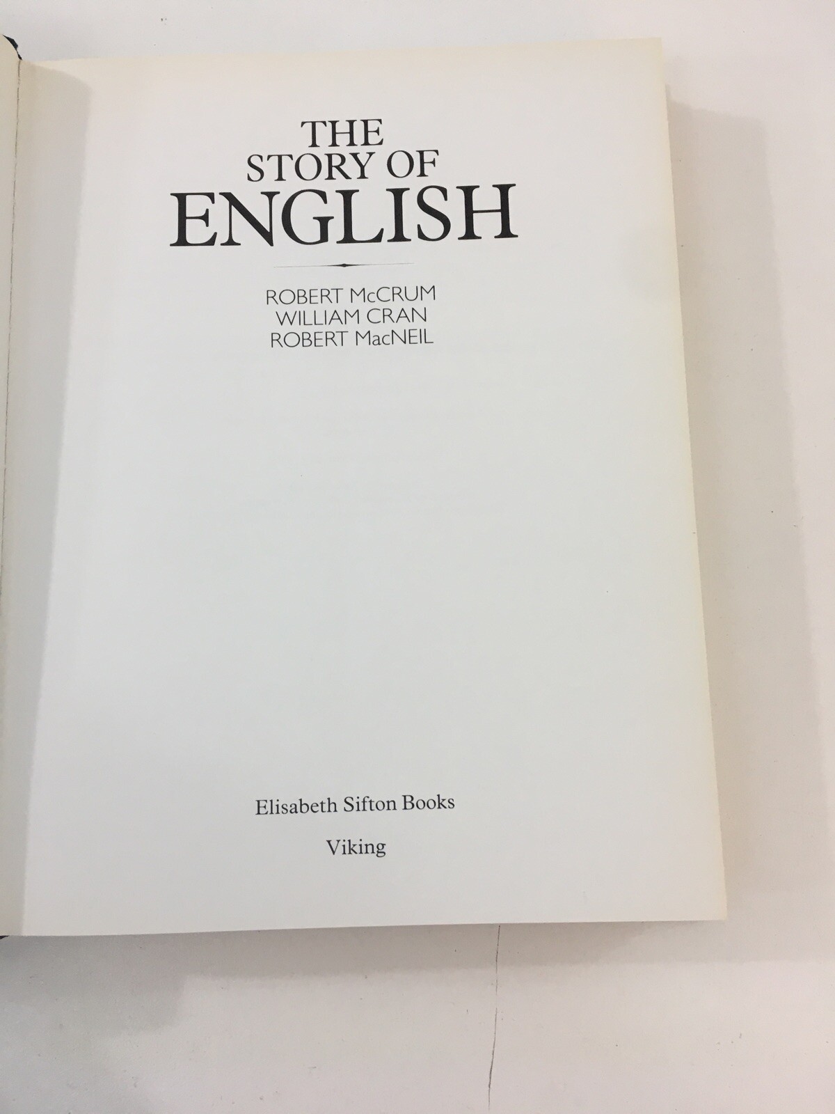 Story of English – Robert McCrum, Robert MacNeil (1986, Hardcover Dust Jacket)