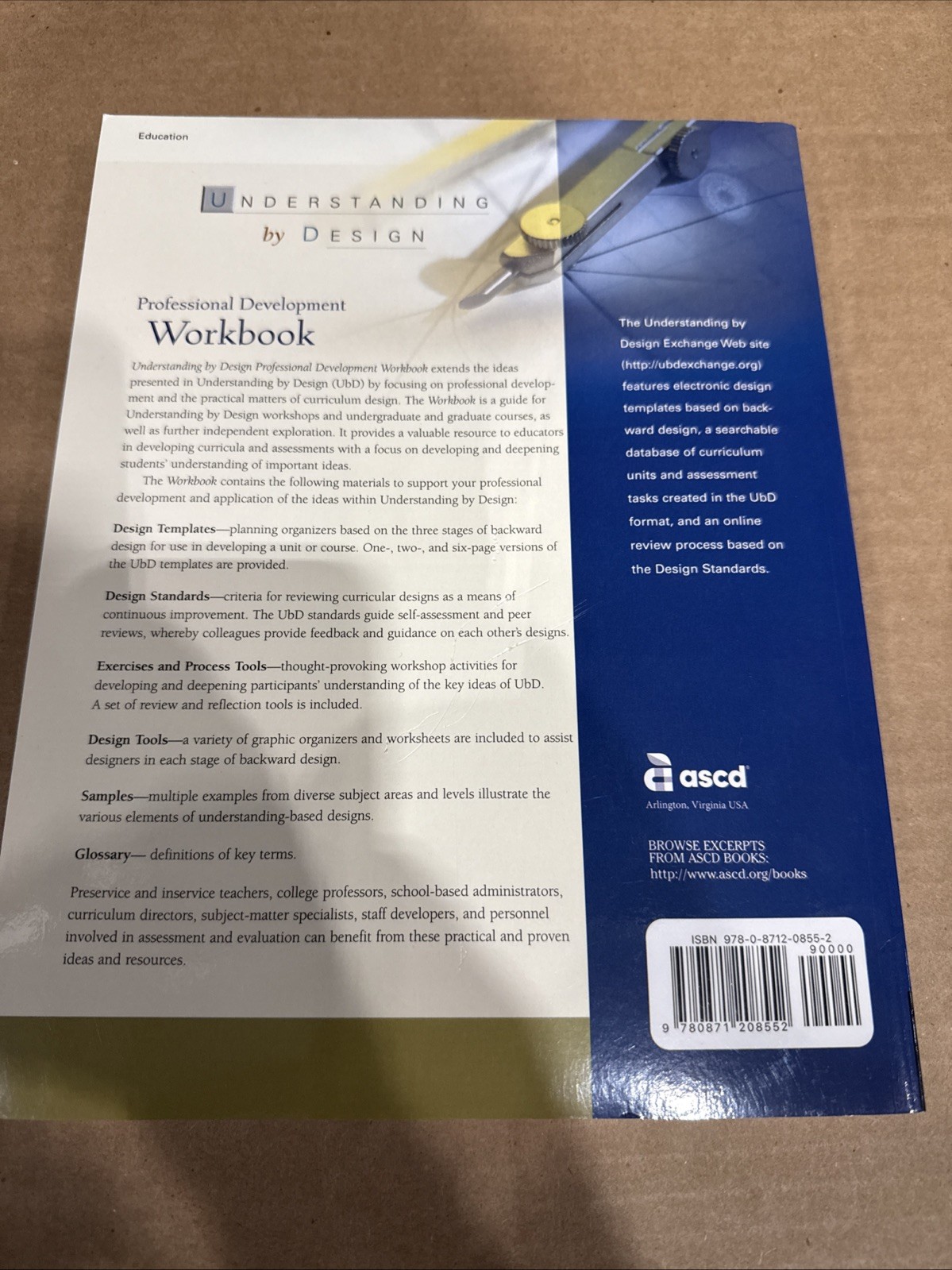 Understanding by Design Professional Development Workbook by Jay McTighe and…