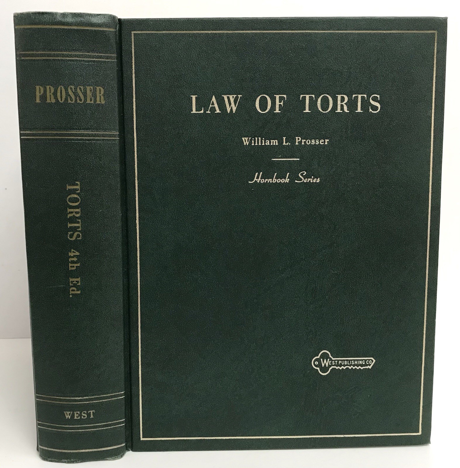 The Law of Torts Hornbook by William Prosser 4th Edition West Publishing Co.