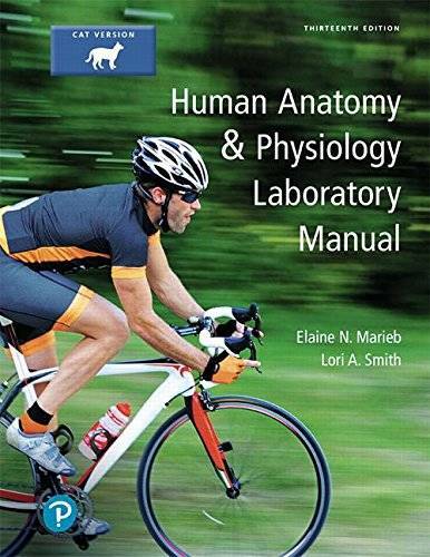 Human Anatomy & Physiology Laboratory Manual, Cat Version (13th Edition) – GOOD