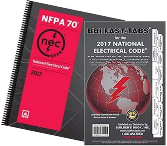NFPA 70 National Electrical Code 2017 Edition Spiral BBI Tab USA Stock PACK OF 5