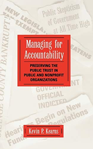 Managing for Accountability: P – GOOD