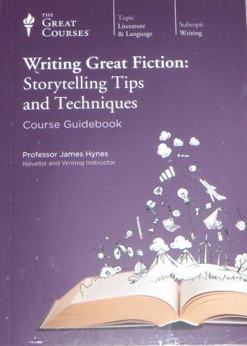 GREAT COURSES Writing Great Fiction: Storytelling Tips Tech GUIDEBOOK + DVD NEW
