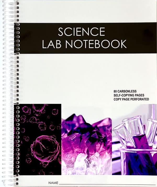 Science Notebook 80 Carbonless Duplicating Pages (Spiral Bound)
