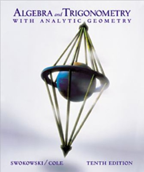 Algebra and Trigonometry with Analytic Geometry Hardcover