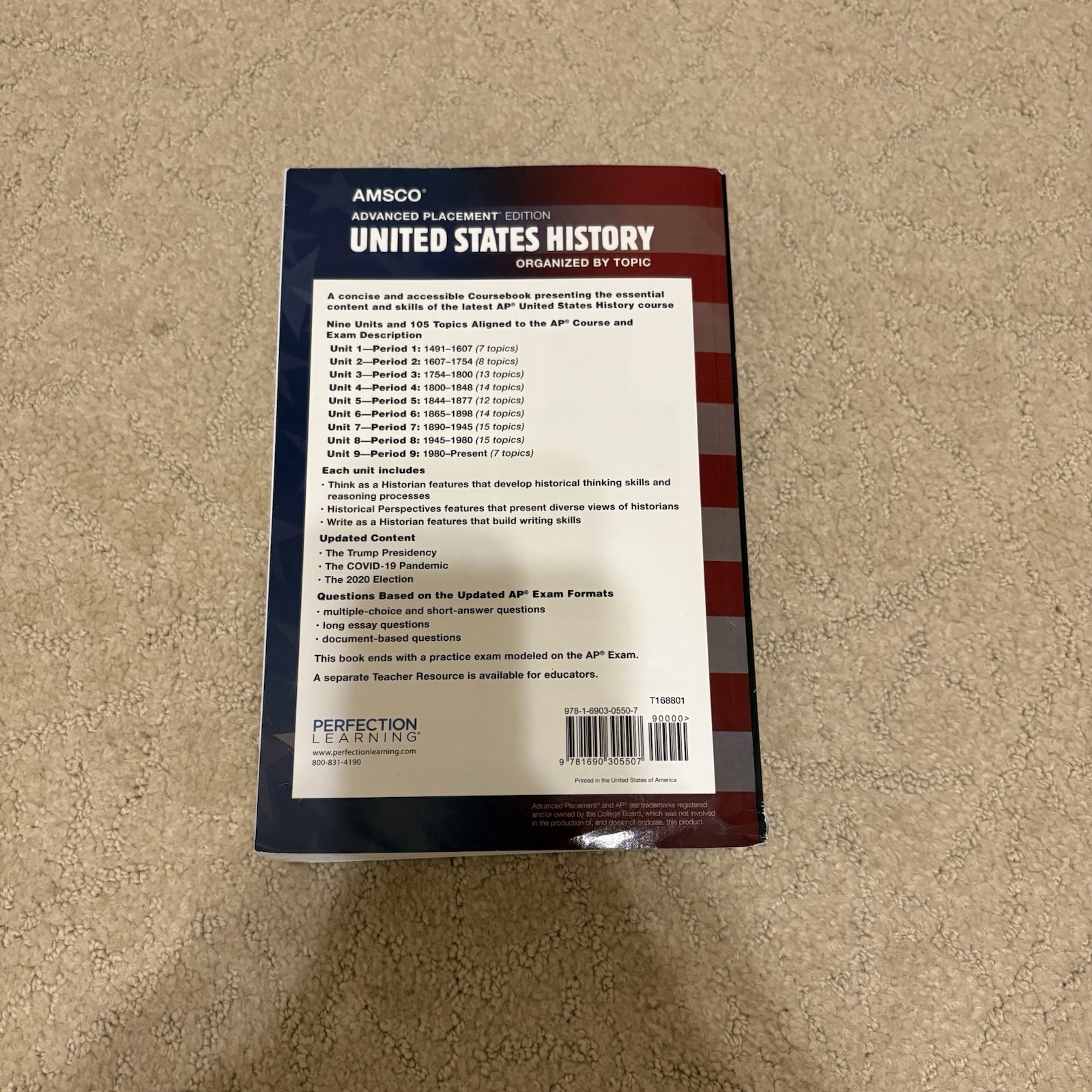 AMSCO AP Edition United States History 4th Ed 2021 Paperback Newman & Schmalbach