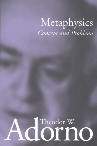 Theodor W. Adorno Metaphysics (Paperback) (UK IMPORT)