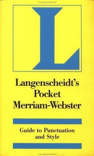 Langenscheidt&rsquo;s Merriam-Webster Pocket – paperback, Langenscheidt, 9780887292187