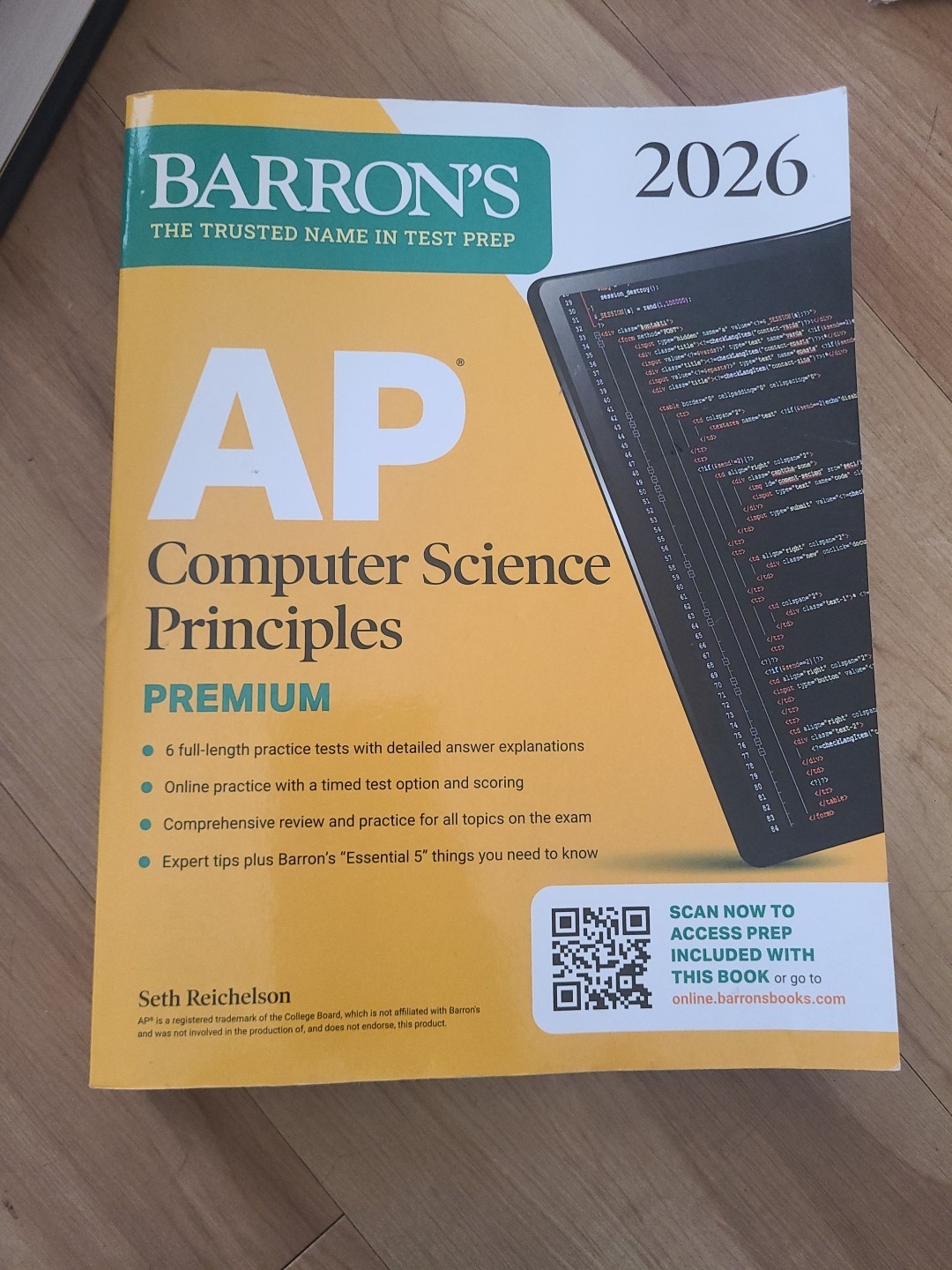 Barron&rsquo;s Ap Prep Ser.: AP Computer Science Principles Premium, 2026: Prep…