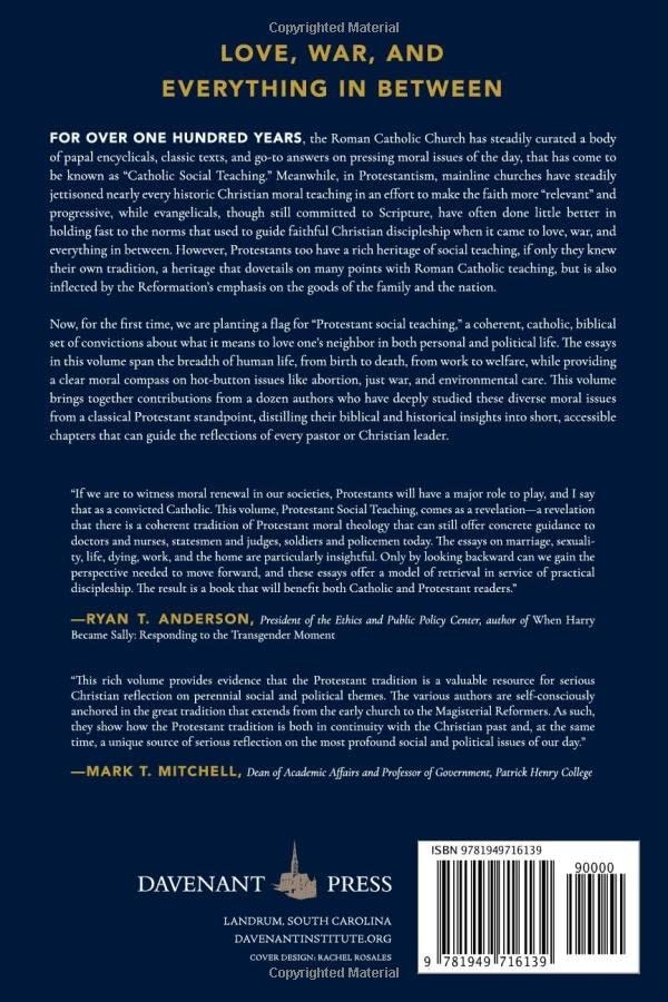 Protestant Social Teaching: An Introduction – 1 Day Ship – Paperback