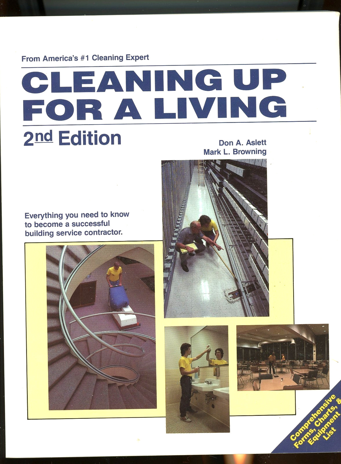Cleaning Up for a Living don aslett how to 11&Prime; x 8 1/2&Prime; 208 Pages paperback book