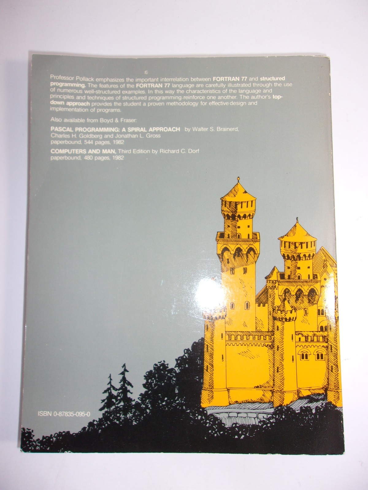 Structured Fortran 77 Programming by Seymour V Pollack 1982 Softcover 496 pages
