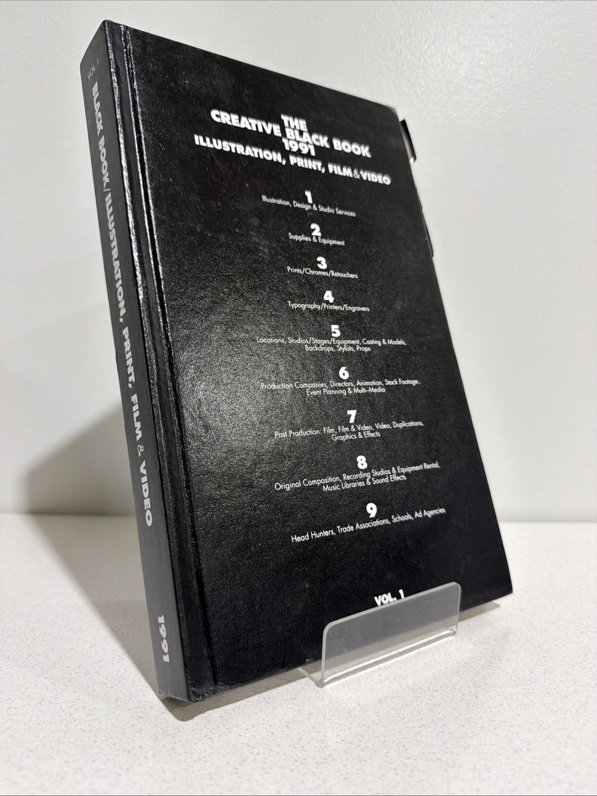 The Creative Black Book 1991 Volume 1 Hard Cover Tabbed