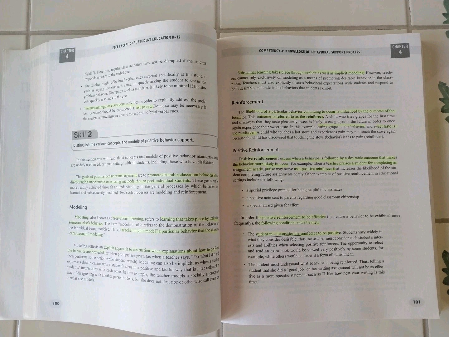 FTCE Exceptional Student Education K-12 061 Test Prep 2nd Ed 2021 Good