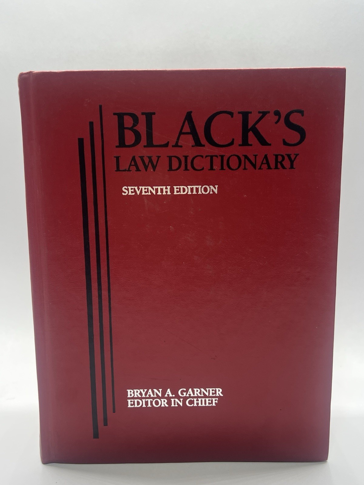 Black&rsquo;s Law Dictionary 7th Edition – Hardcover By Garner, Bryan A. – EUC