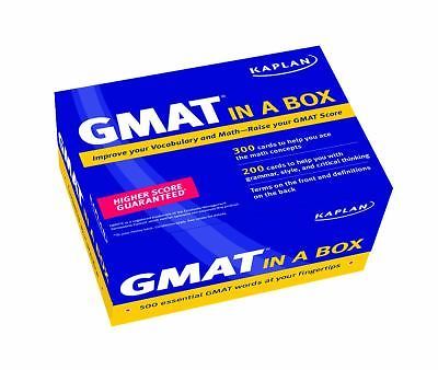 GMAT in a Box by Kaplan Higher Education Staff (2010, Cards,Flash Cards)