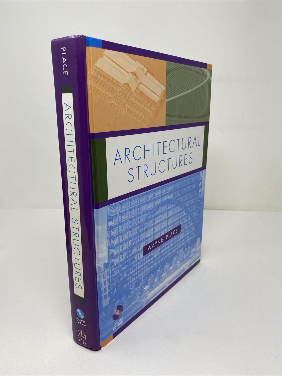 Architectural Structures by J. Wayne Place (2007, Hardcover) w/ CD-ROM