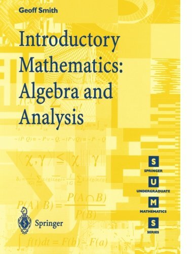 Introductory Mathematics: Algebra And Analys… by Smith, Geoffrey C. 3540761780