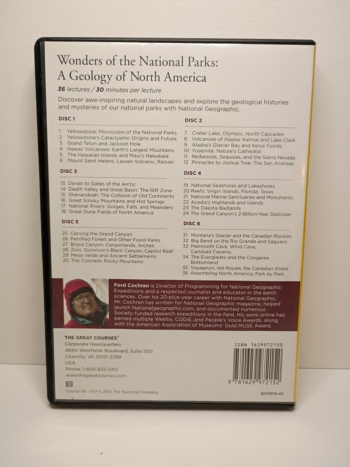 Wonders of the National Parks: A Geology of North America – 6 DVD&rsquo;s