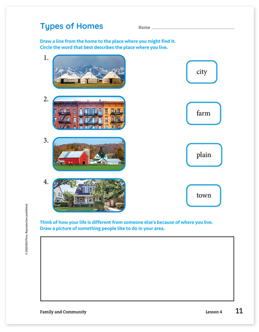 2 BOOKS BJU 1st grade HERITAGE STUDIES 1 STUDENT TEXT & ACTIVITIES 4thEd HISTORY