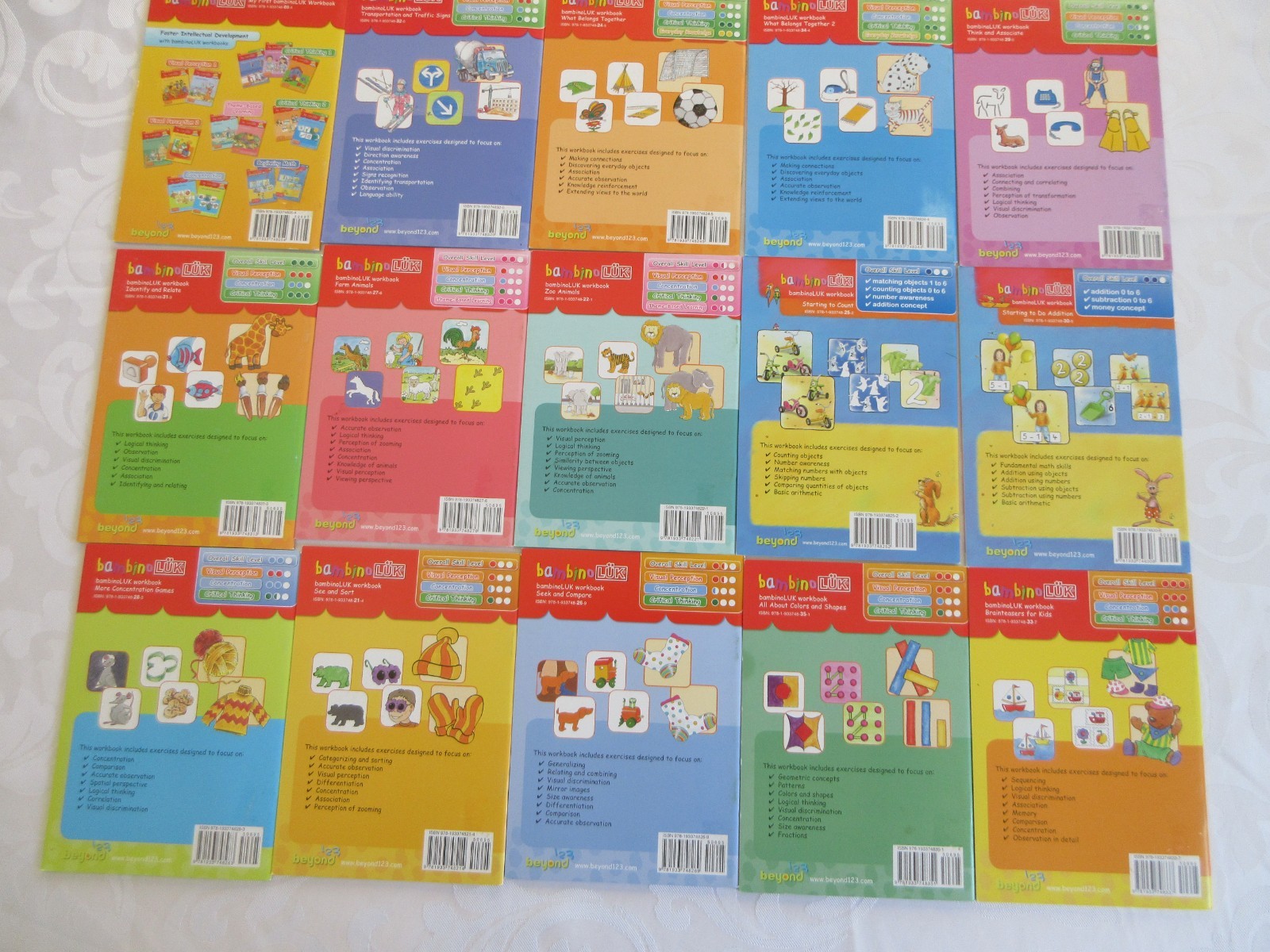 HIGH IQ KIDS, EARLY LEARNING SET FOR AGES 3 TO 5, BAMBINO LUK.